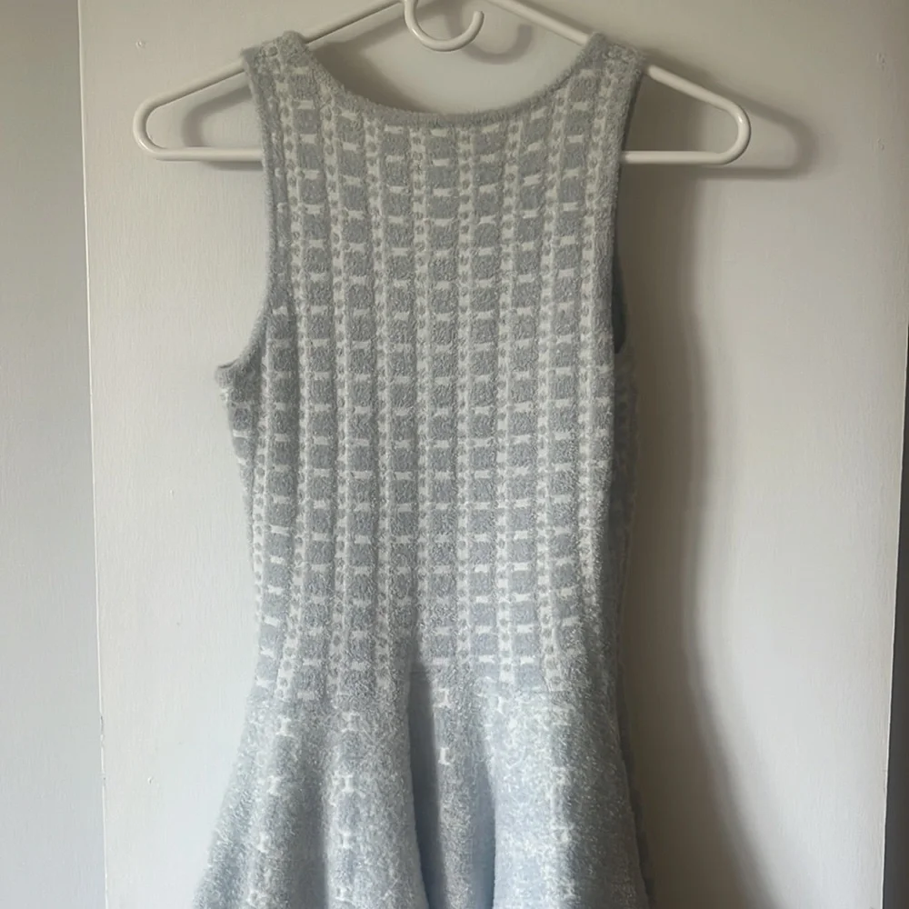 Light blue ASOS size 0 fuzzy mini dress - Picture 6 of 6